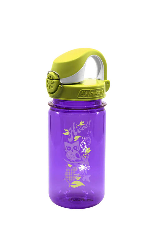 Nalgene product view: 12oz On-The-Fly Kids Lock-Top Bottle with Graphics C4 — 12oz On-The-Fly Kids Lock-Top Bottle with Graphics