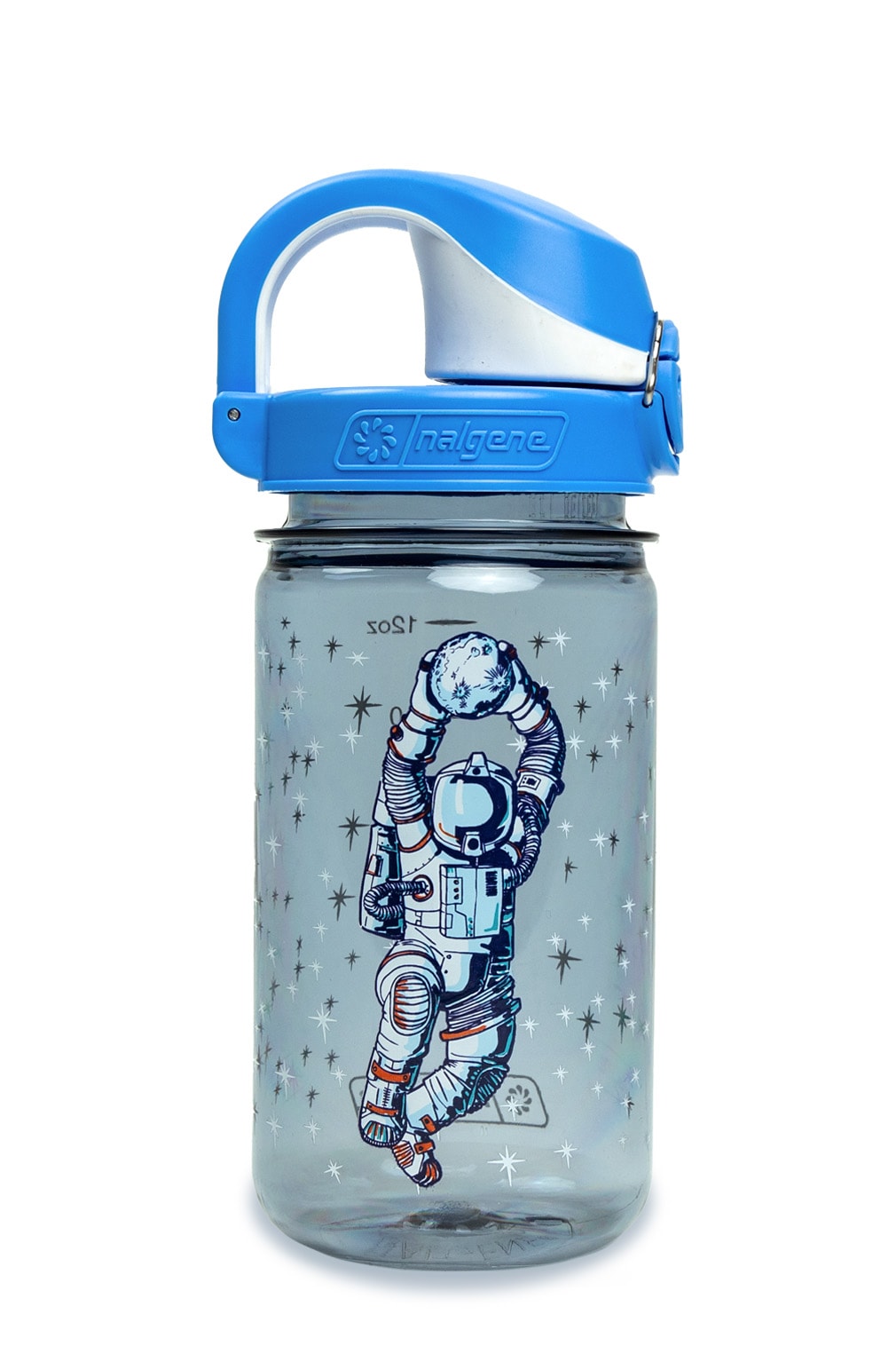 Nalgene product detail: 12oz On-The-Fly Kids Lock-Top Bottle with Graphics R1 — 12oz On-The-Fly Kids Lock-Top Bottle with Graphics