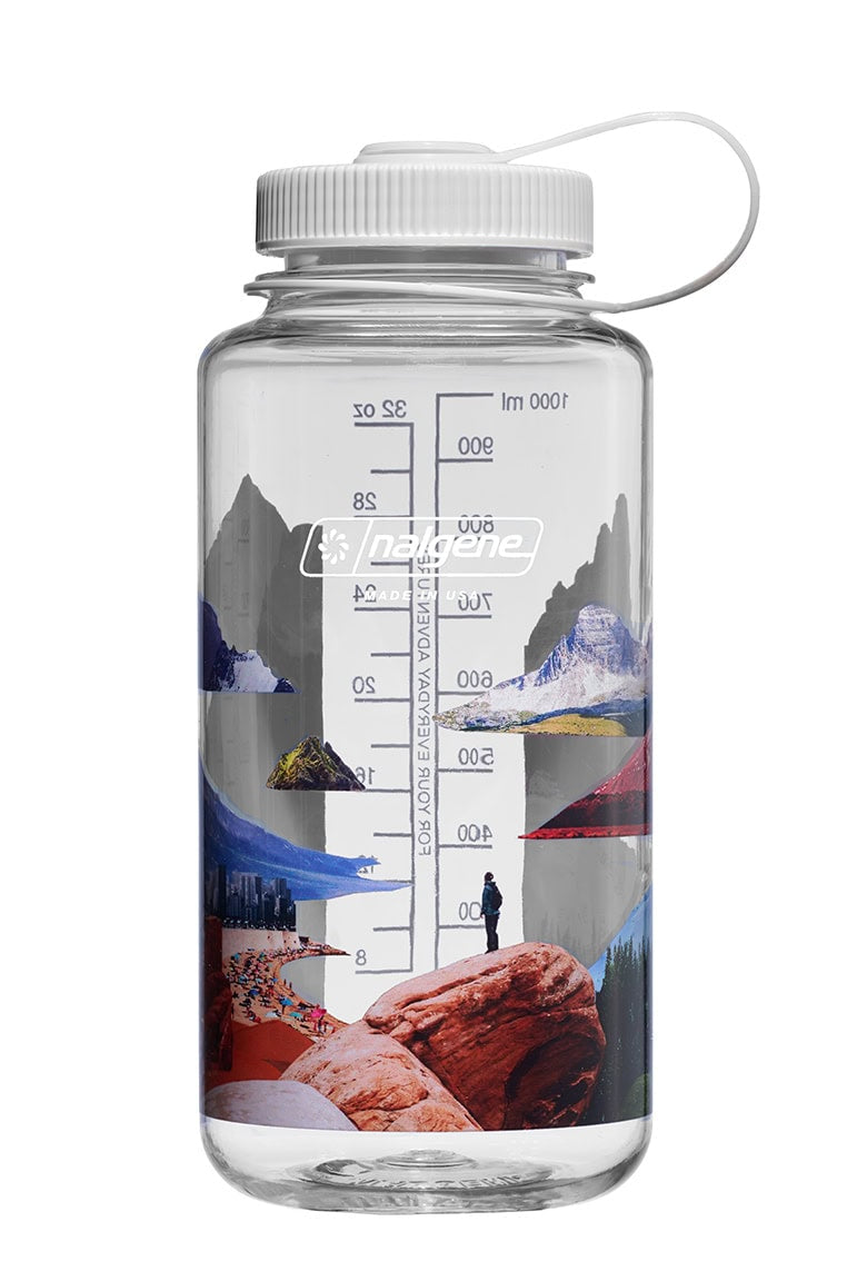 Nalgene product detail: 32oz Wide Mouth Surrealist Bottles X4 — 32oz Wide Mouth Surrealist Bottles
