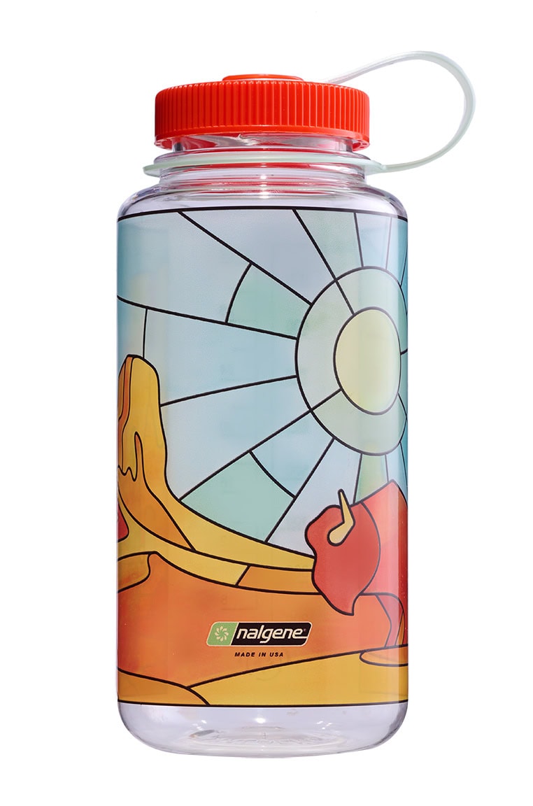 Nalgene product image: 32oz Wide Mouth Stained Glass Print Bottles Y8 — 32oz Wide Mouth Stained Glass Print Bottles