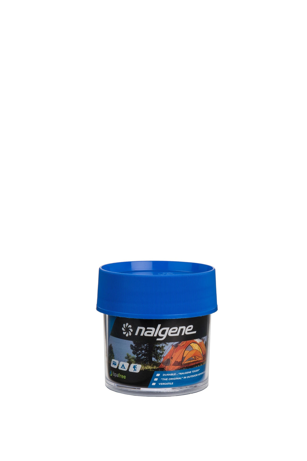 Nalgene product detail: 4oz Storage Jar – Blue Lid X8 — 4oz Storage Jar – Blue Lid