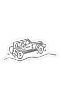 Nalgene product image: SUV Sticker M7 — SUV Sticker