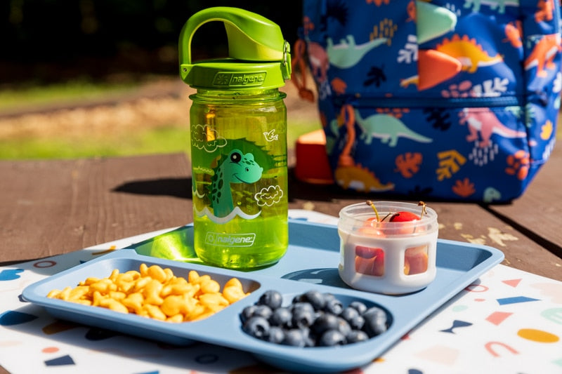 Nalgene product detail: 12oz On-The-Fly Kids Lock-Top Bottle with Graphics R1 — 12oz On-The-Fly Kids Lock-Top Bottle with Graphics