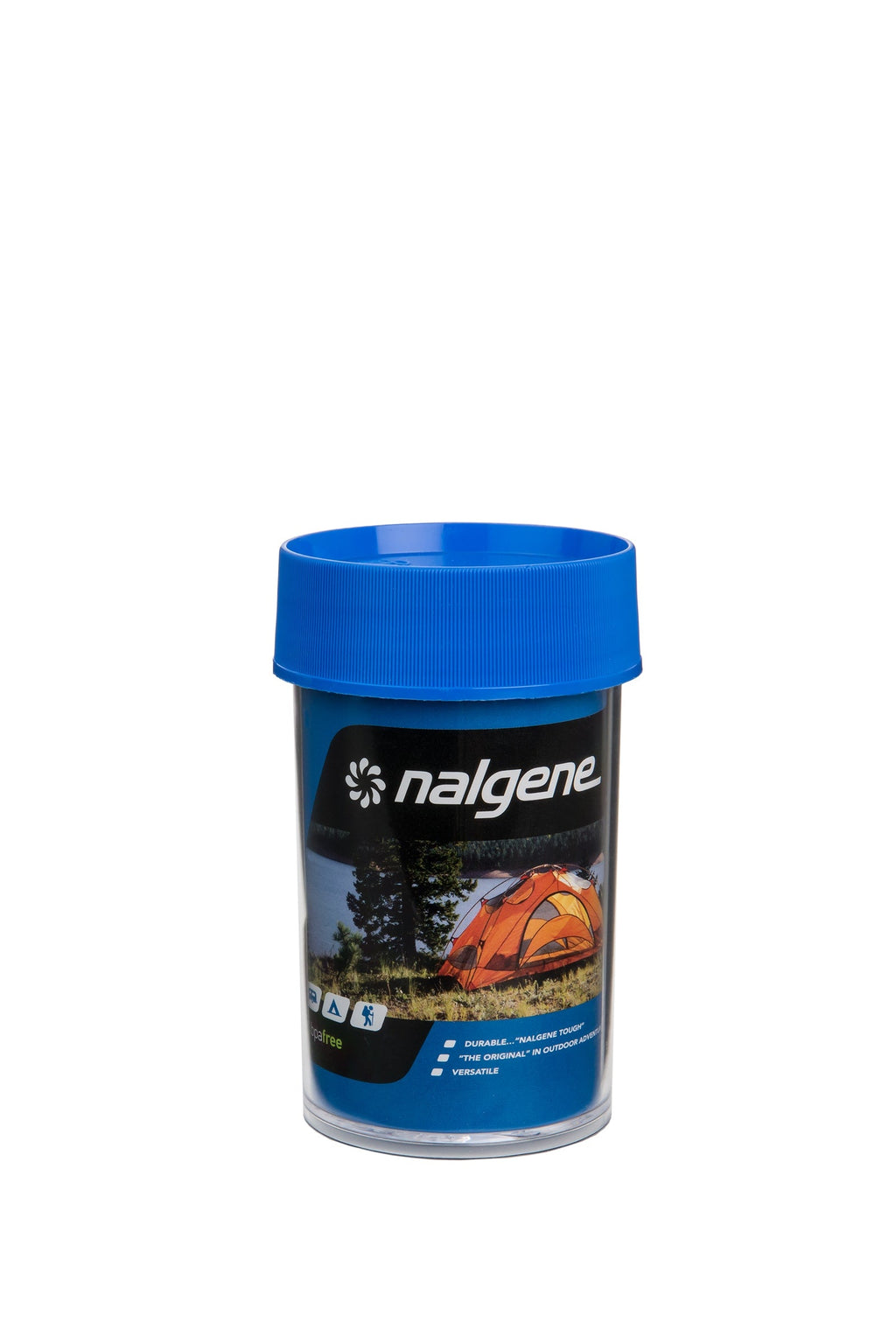 Nalgene product image: 8oz Storage Jar – Blue Lid J8 — 8oz Storage Jar – Blue Lid