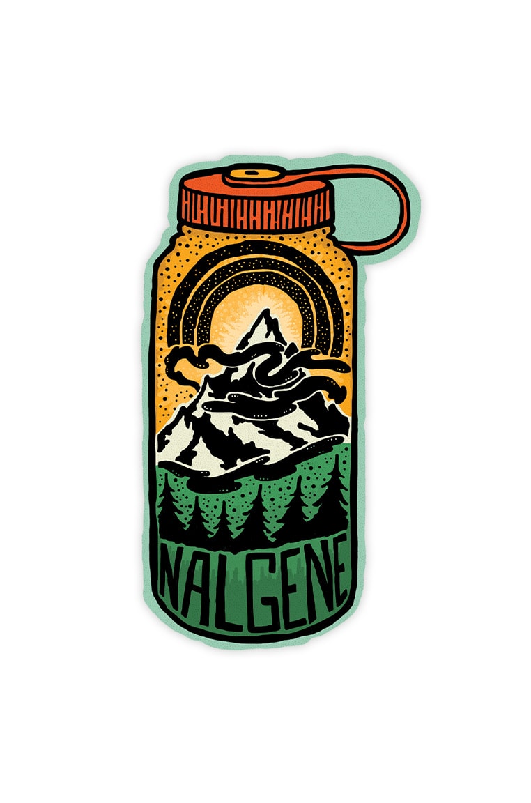 Nalgene product image: Mountain Peak Sticker N8 — Mountain Peak Sticker