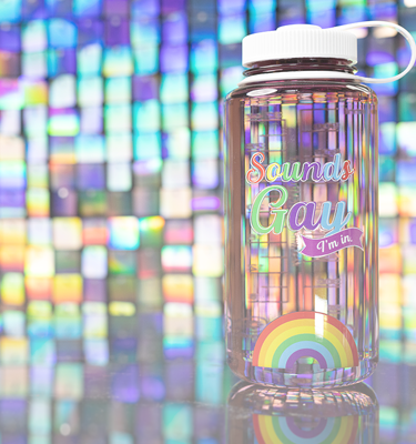 Nalgene product image: 32oz Wide Mouth Pride Bottle N8 — 32oz Wide Mouth Pride Bottle
