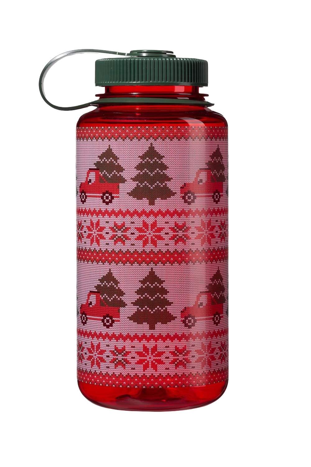 Nalgene product view: 32oz Wide Mouth Ugly Sweater Bottle C0 — 32oz Wide Mouth Ugly Sweater Bottle